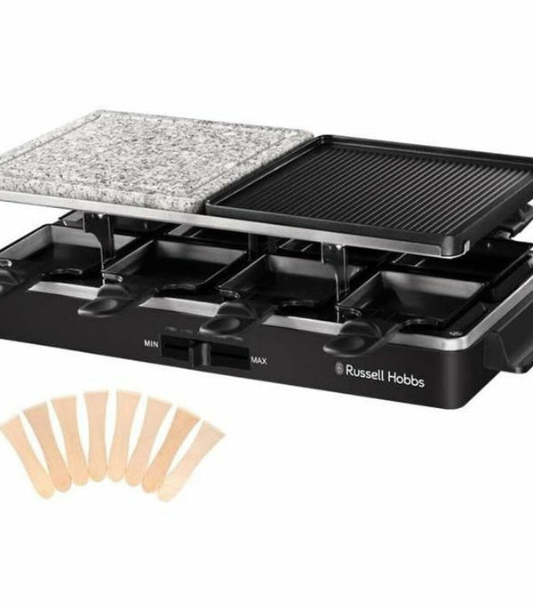 Griddle Plate Russell Hobbs Raclette Black-0