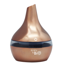 Humidificateur & diffuseur d'huiles essentielles aspect rose gold-0