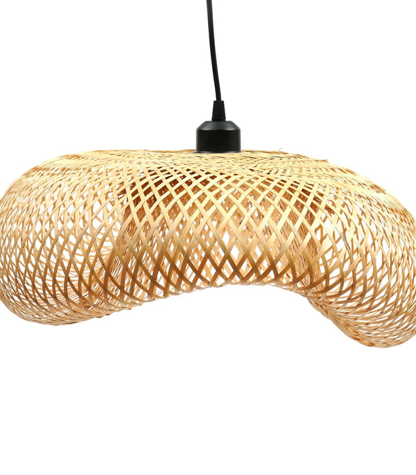 Bamboo Lampshade Led Pendant Lamp Natural Rattan Wicker Ceiling Chandeliers Hand Woven Lighting E27 Fixtures Hanging Light-0