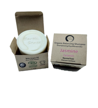 Organic Certified Balancing Solid Shampoo - Jasmine - Normal & all Hair Types 60g-2