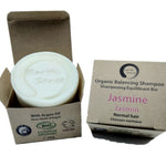 Organic Certified Balancing Solid Shampoo - Jasmine - Normal & all Hair Types 60g-0