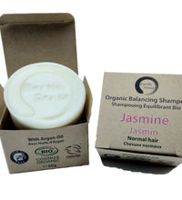 Organic Certified Balancing Solid Shampoo - Jasmine - Normal & all Hair Types 60g-0