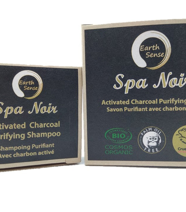 Organic Certified Spa Noir - Solid Soap with activated charcoal - 90g-1