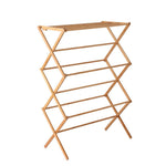 Foldable Bamboo Clothes Rack Airer-0